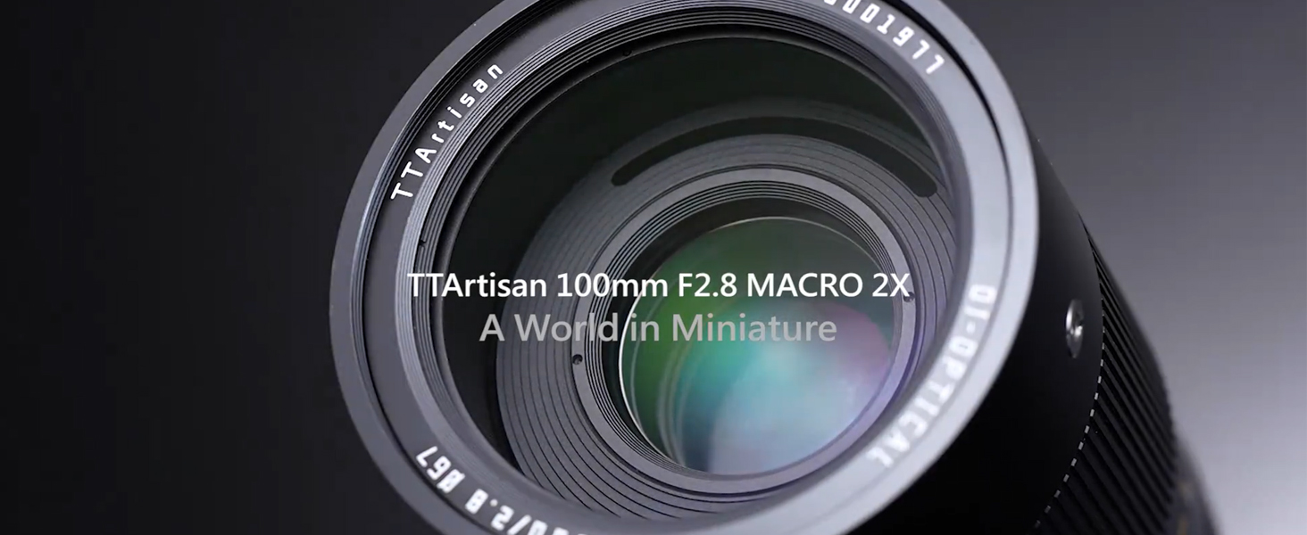 TTArtisan 100mm F2.8 Macro 2X Full Frame Camera Lense Compatible